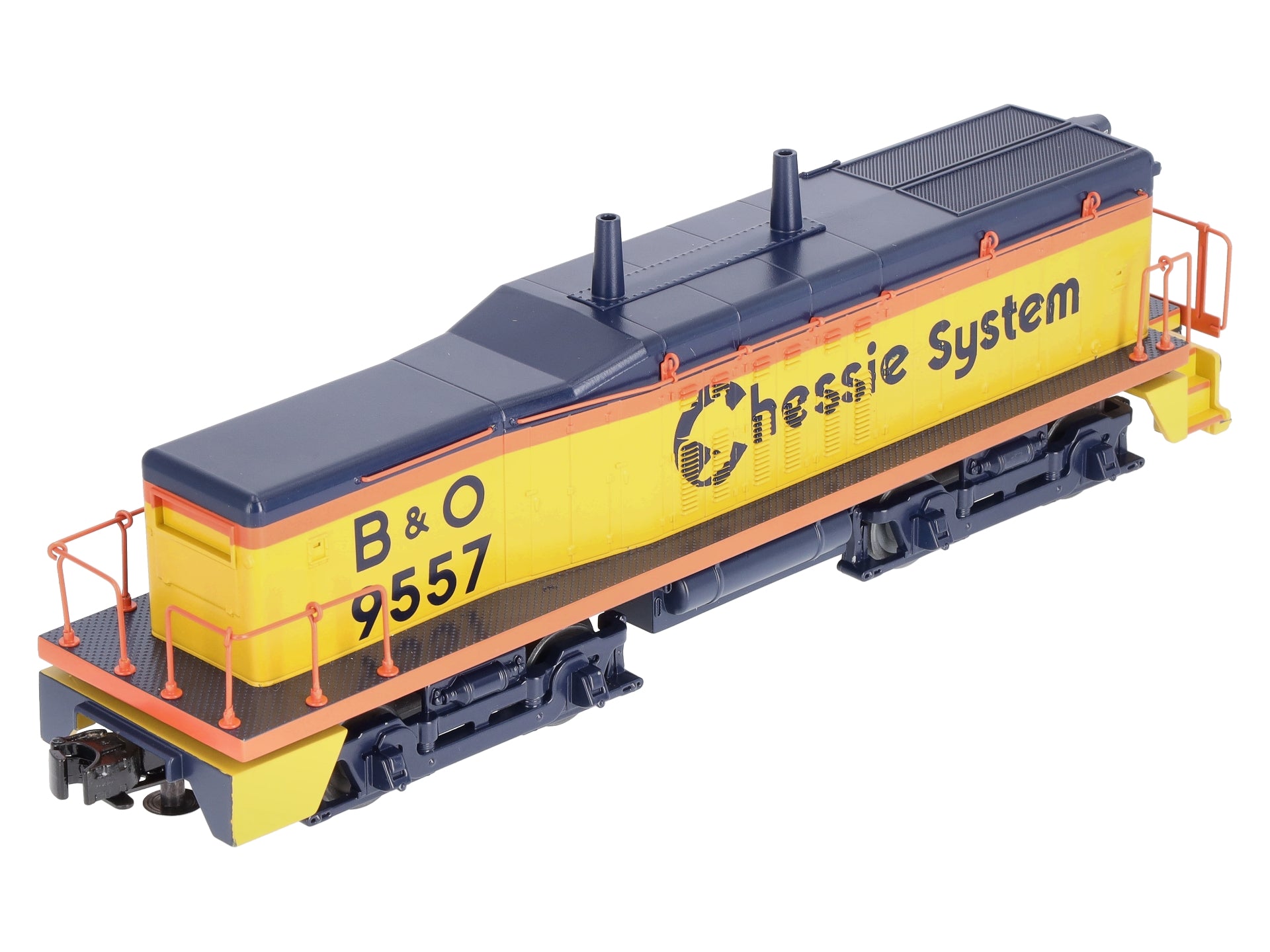 MTH 30-20562-3 O Chessie System B&O NW-2 Calf Non-Powered Diesel Switcher #9557