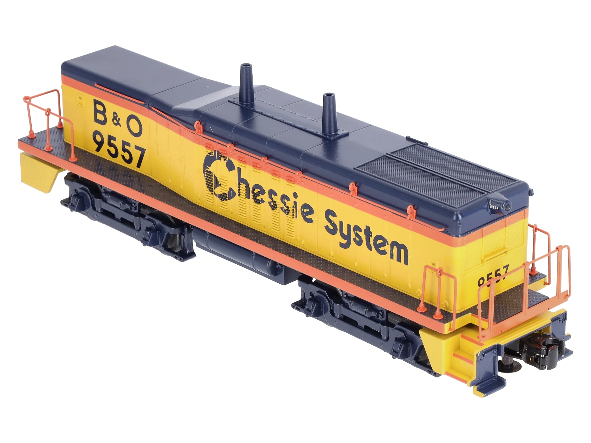 MTH 30-20562-3 O Chessie System B&O NW-2 Calf Non-Powered Diesel Switcher #9557