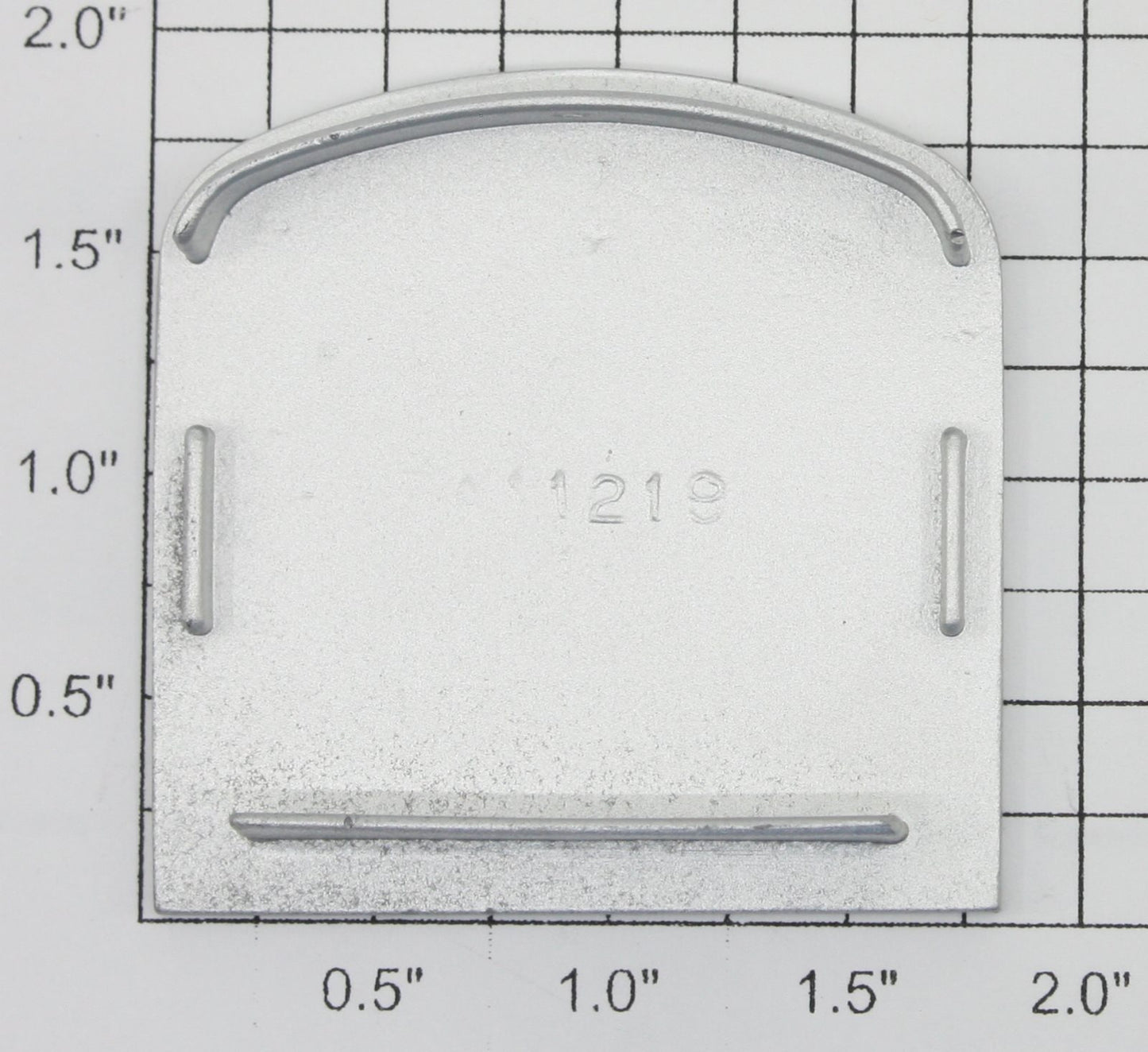 American Flyer PA11219 Die-Cast Painted Silver Bulkhead Passenger Car End