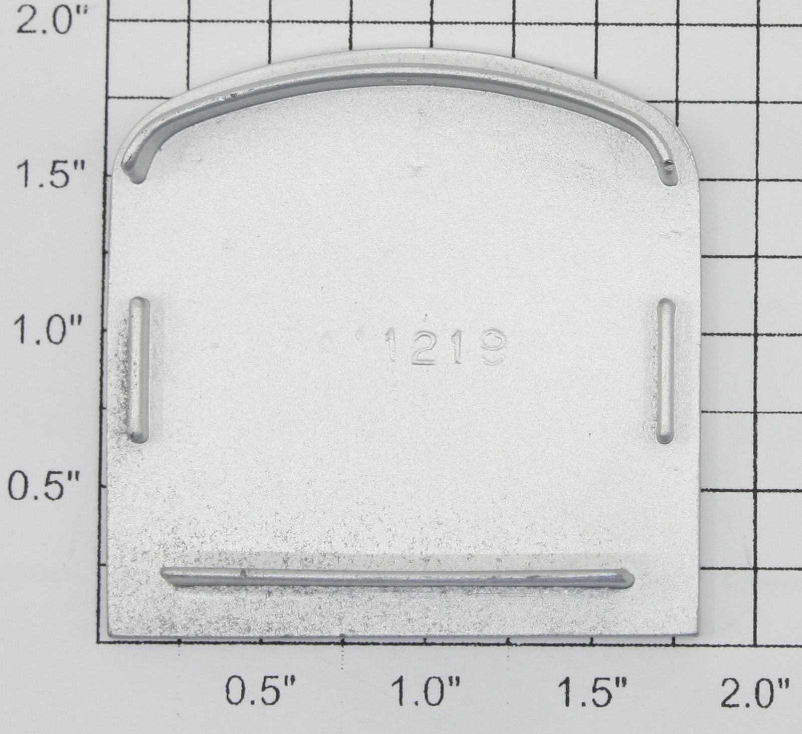 American Flyer PA11219 Die-Cast Painted Silver Bulkhead Passenger Car End