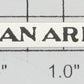 AMT 101-03 "Indian Arrow" Name Plate with Holes-No Adhesive