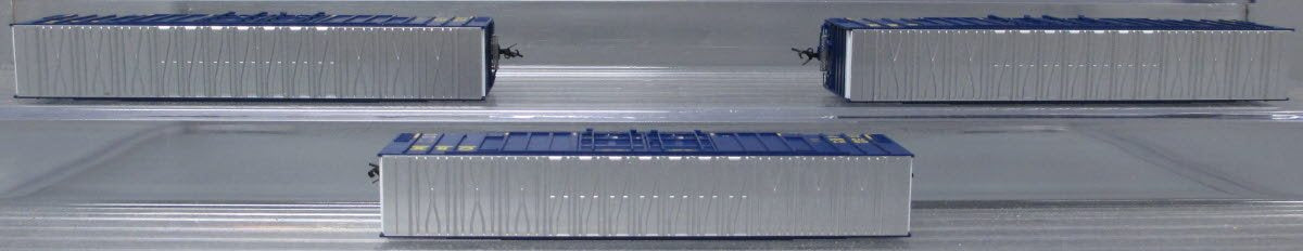 Micro-Trains 99301860 N CSX 60' Rib Side High-Cube Boxcar (Set of 3)