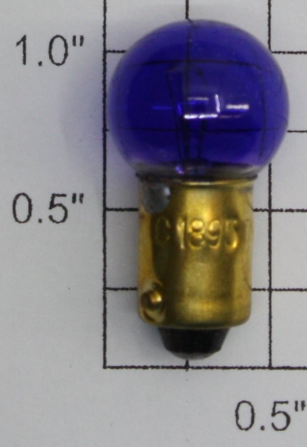 Acme 1895B Blue G4 1/2 Min BA9s 14V .27A 2CP Light Bulb