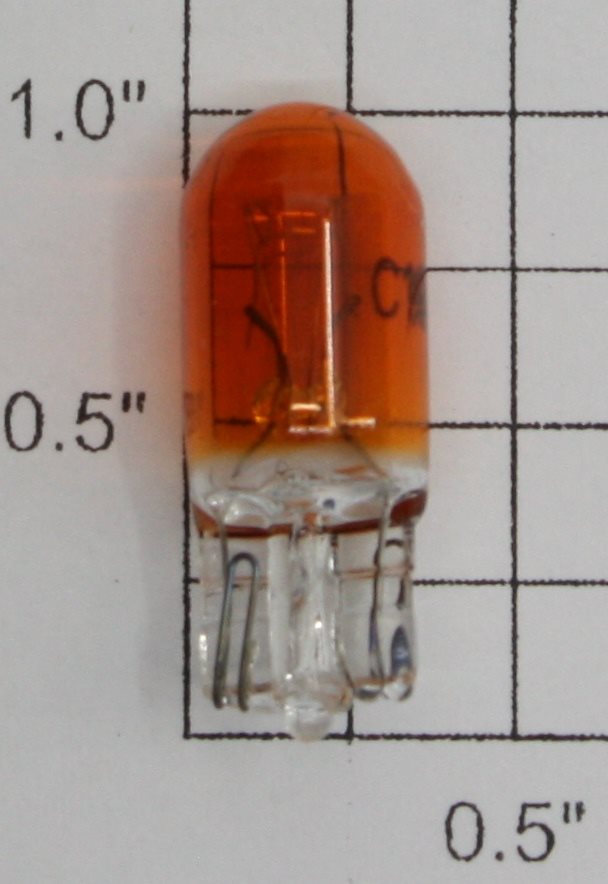 Acme 194A 14 Volt Amber T3 1/4 Wedge Light Bulb