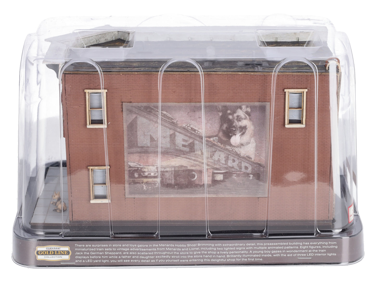 Menards 279-5001 HO Gold Line Hobby Shop W/LED Lights Limited Edition