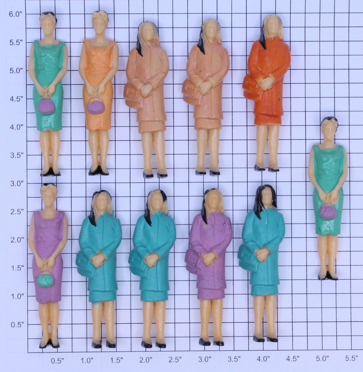 Acme 20-1240 Women Themed Figure Assortment (Bag of 11)