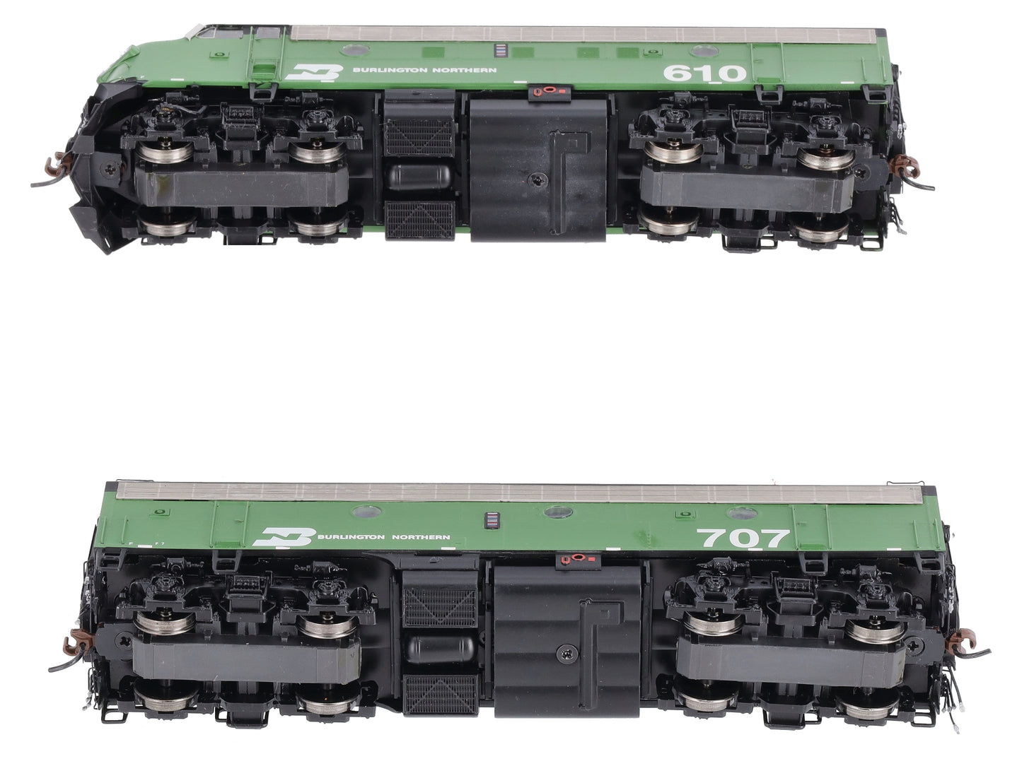Athearn G22508 HO Burlington Northern F7 A/B #610/707