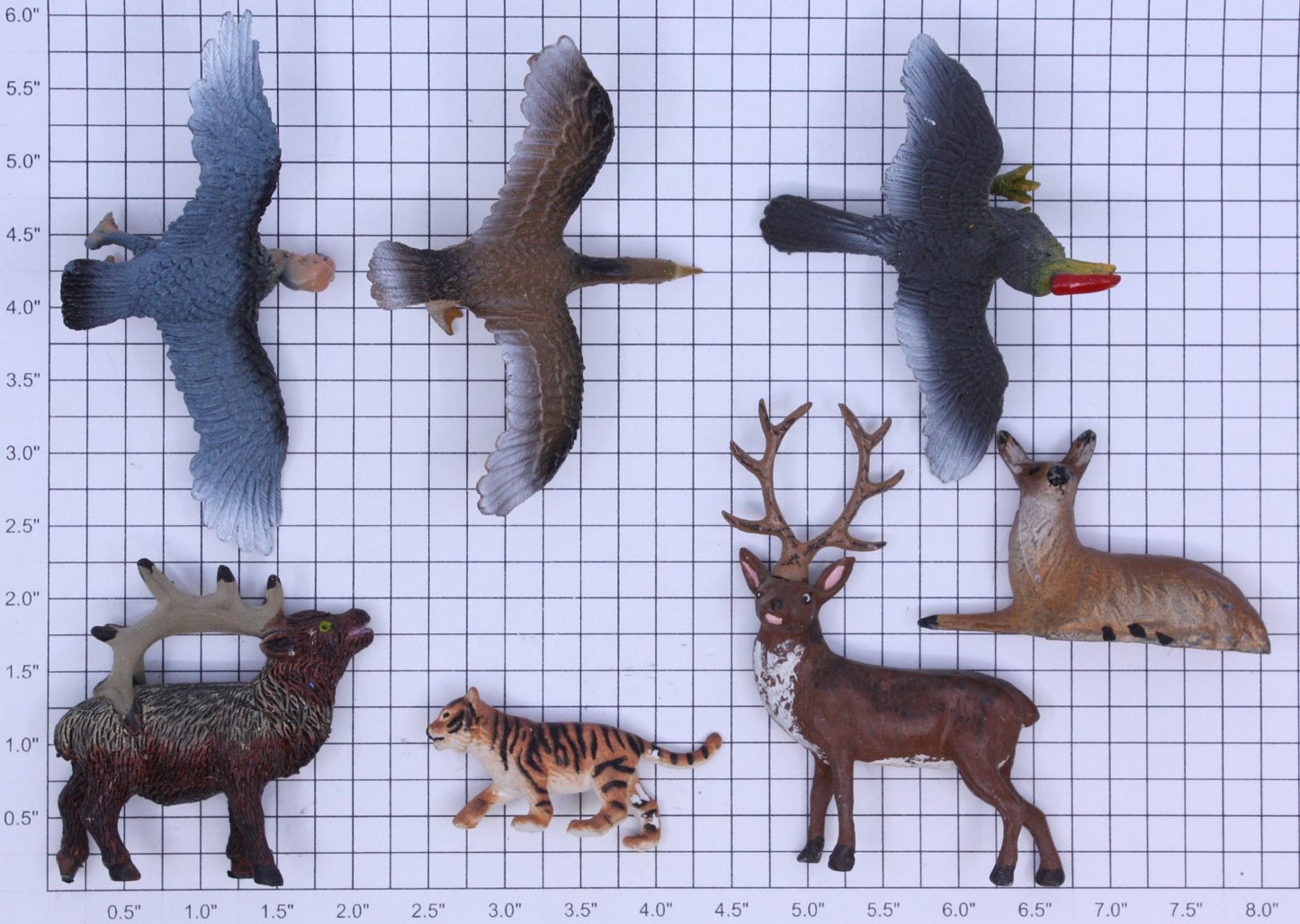 Acme 22-1049 Wild Animal Figure Assortment (Set of 7)