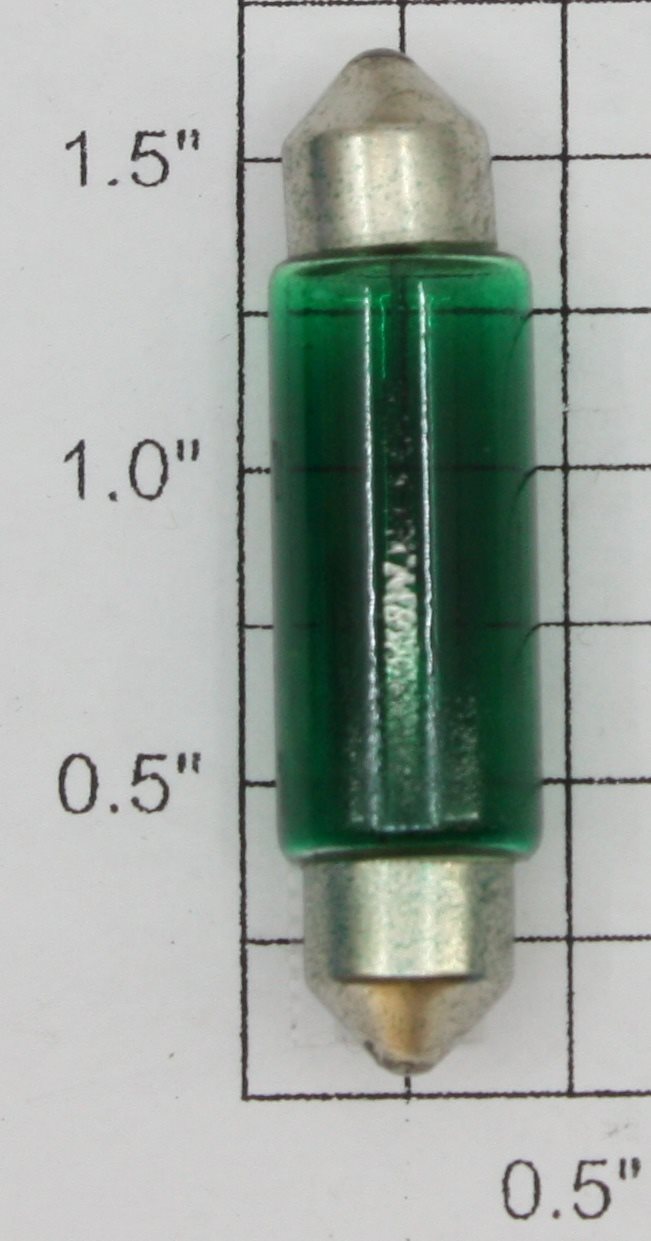 Acme E211-2G 12.8V .97A 12CP Green T3 Festoon Light Bulb