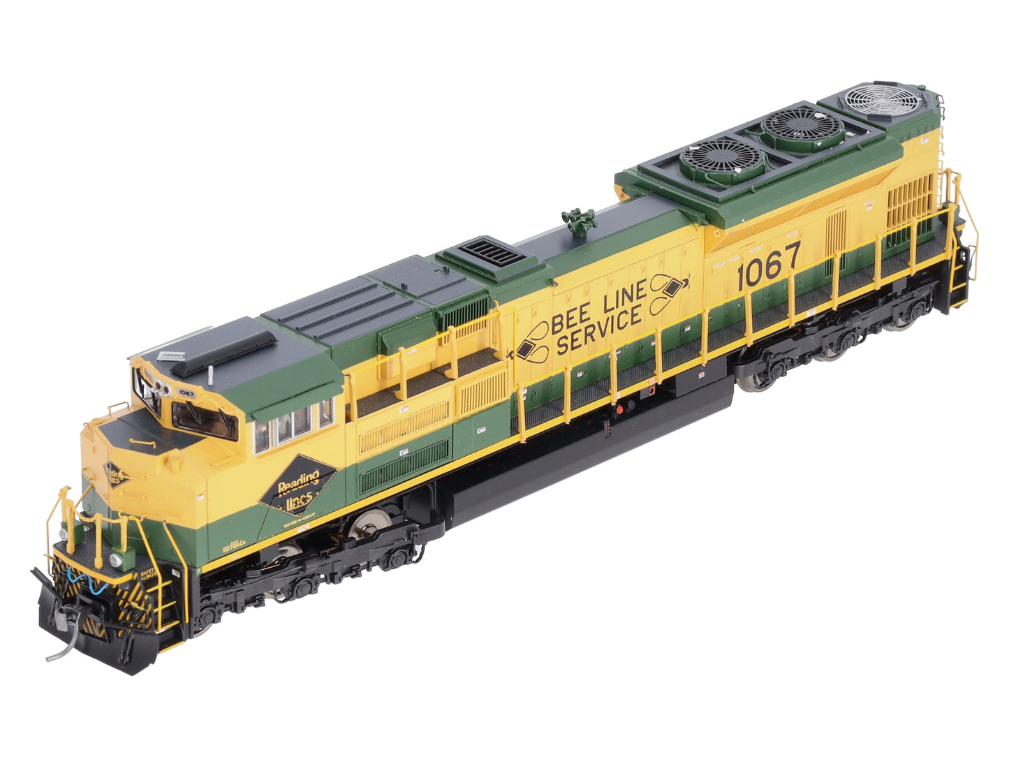 MTH 80-2244-1 HO Reading SD7-0ACe Diesel Locomotive w/ DCC/PS3 #1067