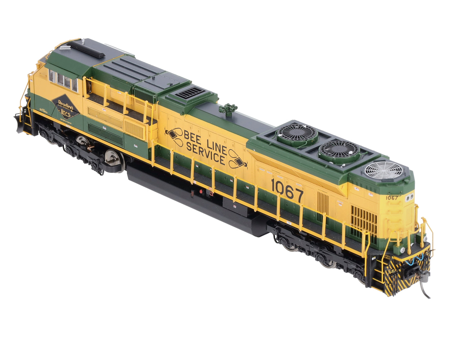 MTH 80-2244-1 HO Reading SD7-0ACe Diesel Locomotive w/ DCC/PS3 #1067