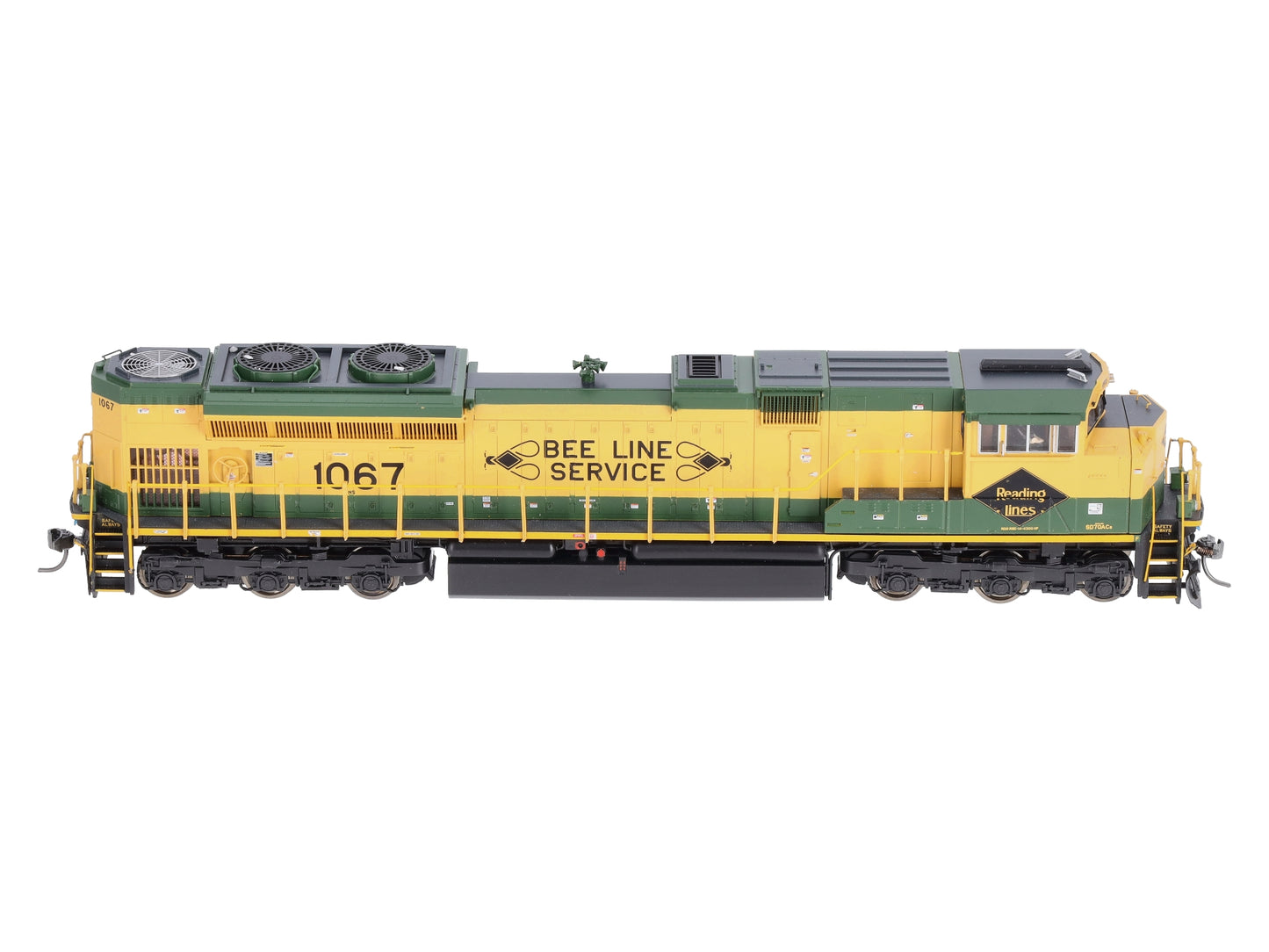 MTH 80-2244-1 HO Reading SD7-0ACe Diesel Locomotive w/ DCC/PS3 #1067
