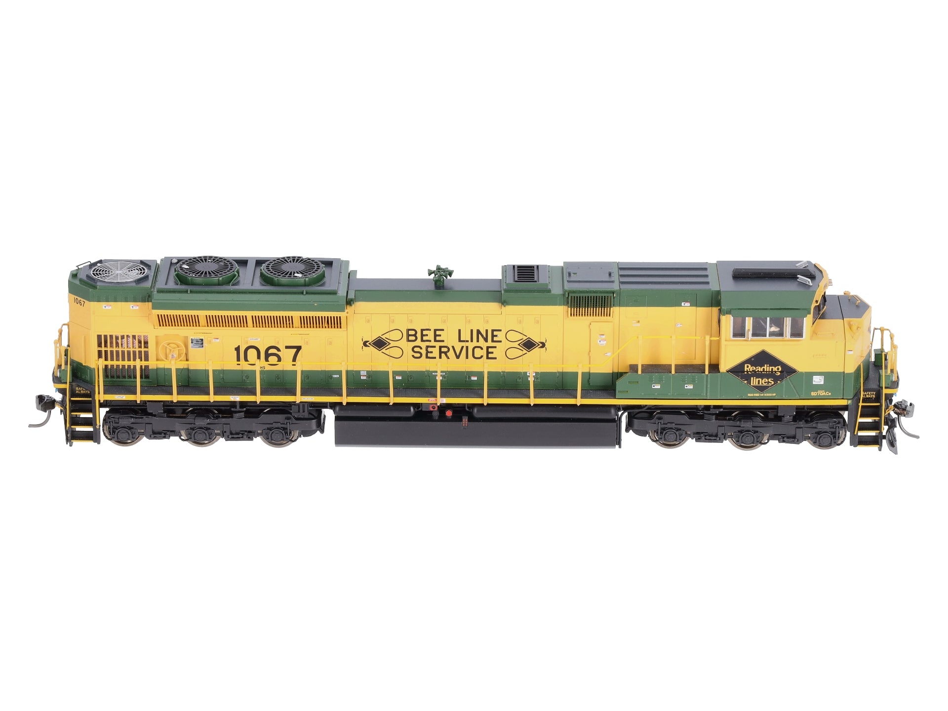 MTH 80-2244-1 HO Reading SD7-0ACe Diesel Locomotive w/ DCC/PS3 #1067