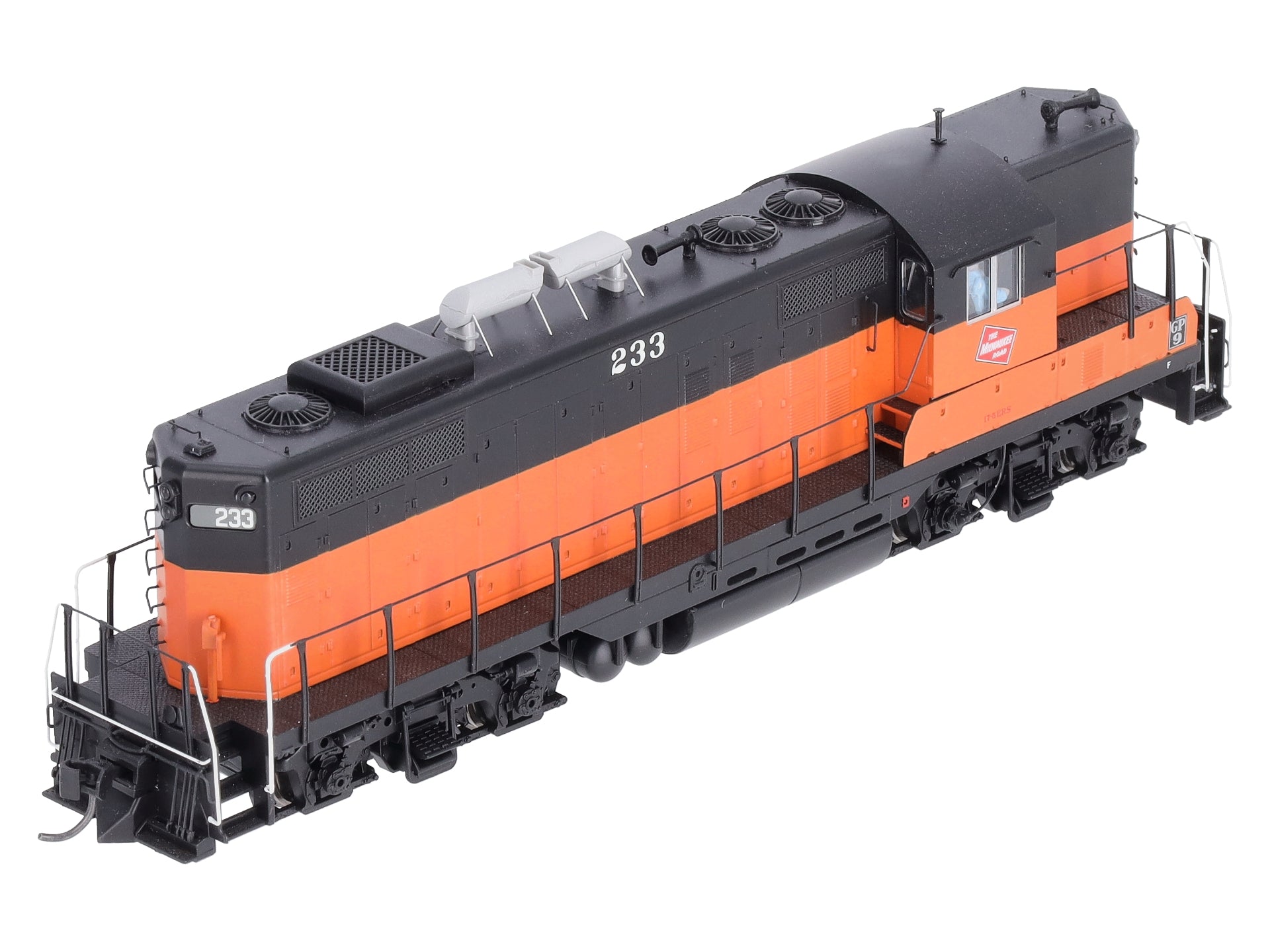 Walthers 920-47879 HO Scale Milwaukee Road EMD GP9 Diesel Locomotive #233