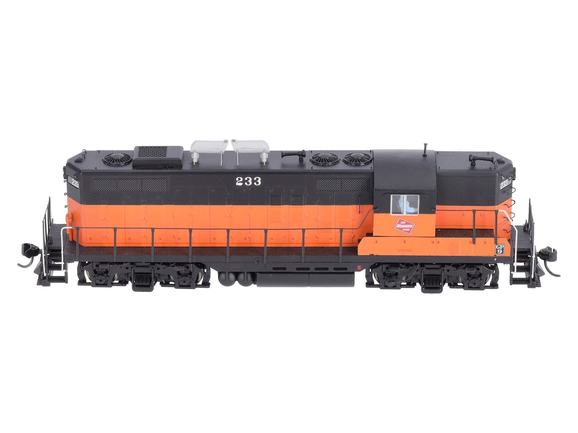 Walthers 920-47879 HO Scale Milwaukee Road EMD GP9 Diesel Locomotive #233