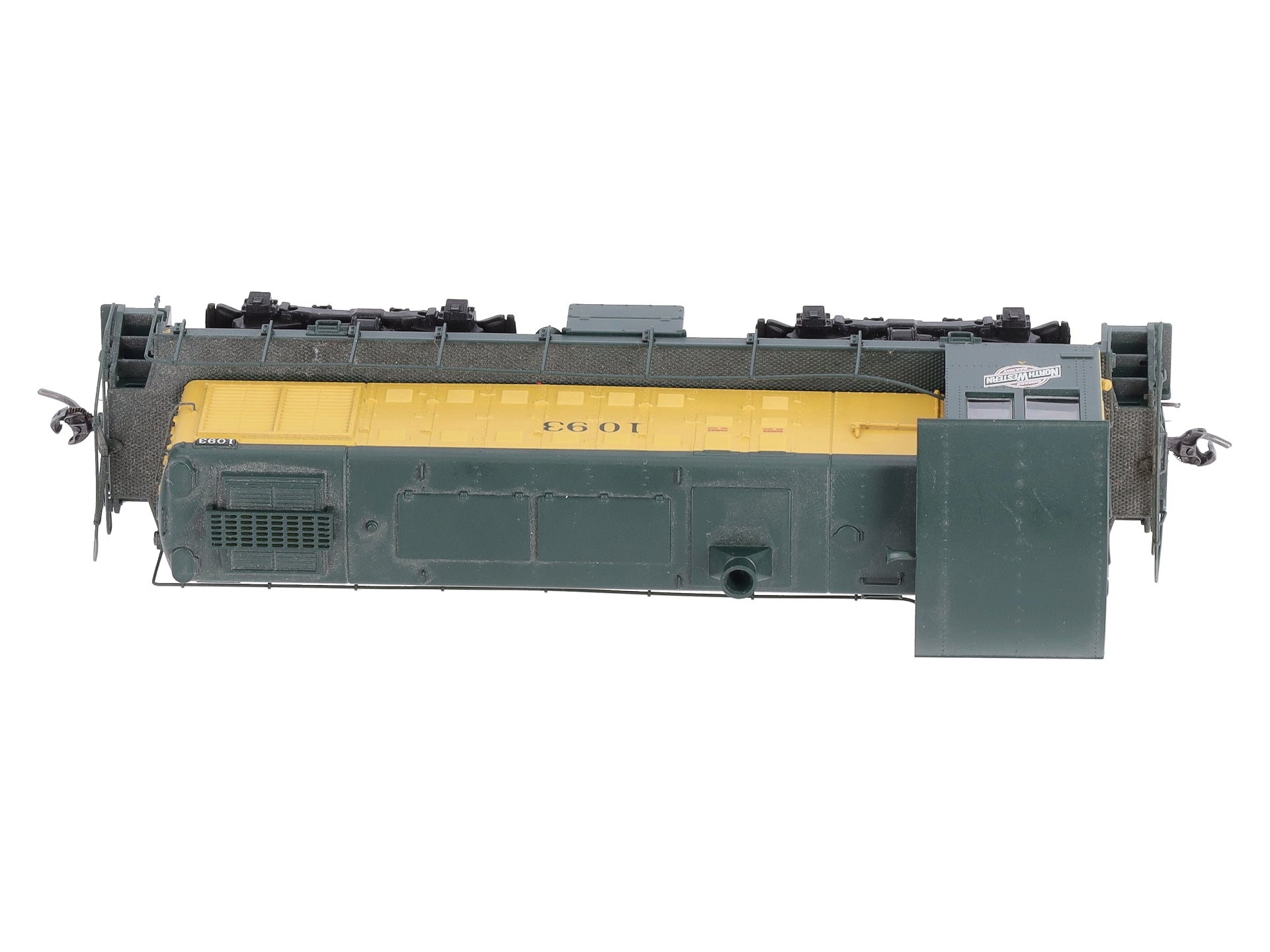 Atlas 10002437 HO Chicago & North Western S-2 Locomotive (Green/Yellow) #1093
