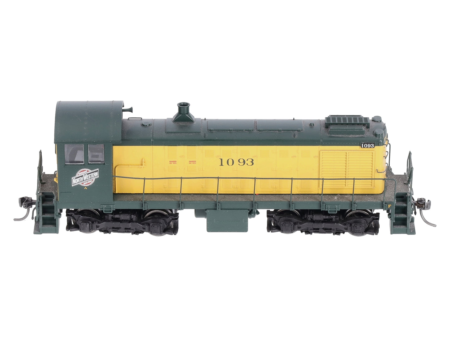 Atlas 10002437 HO Chicago & North Western S-2 Locomotive (Green/Yellow) #1093