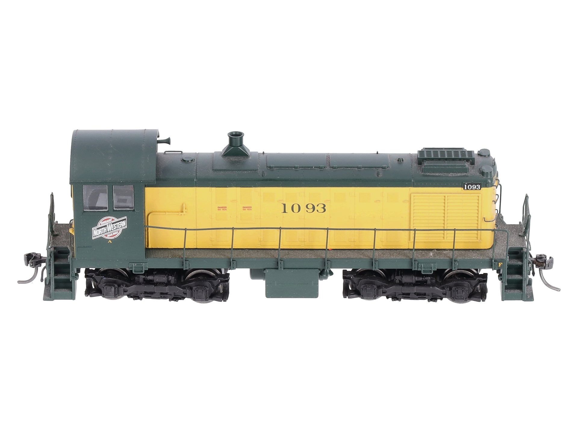 Atlas 10002437 HO Chicago & North Western S-2 Locomotive (Green/Yellow) #1093