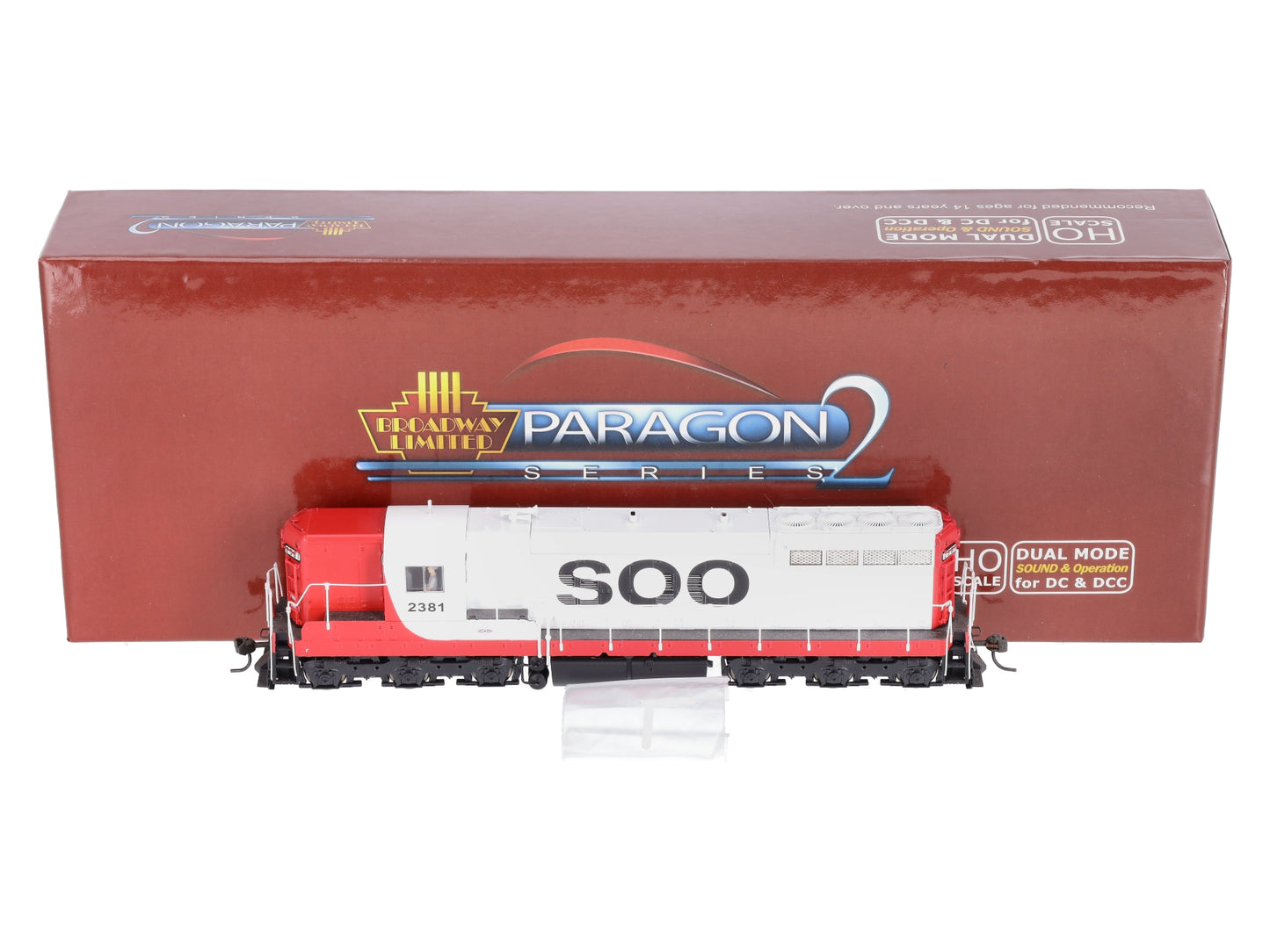 Broadway Limited 2416 HO Soo Line EMD SD9 with Sound & DCC Paragon2™ #2381