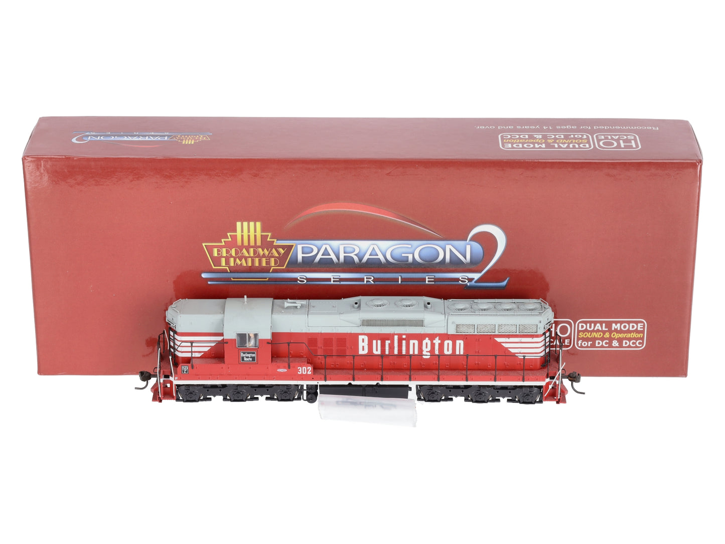 Broadway Limited 2390 HO Chicago, Burlington & Quincy EMD SD7 Loco #302 w/DCC