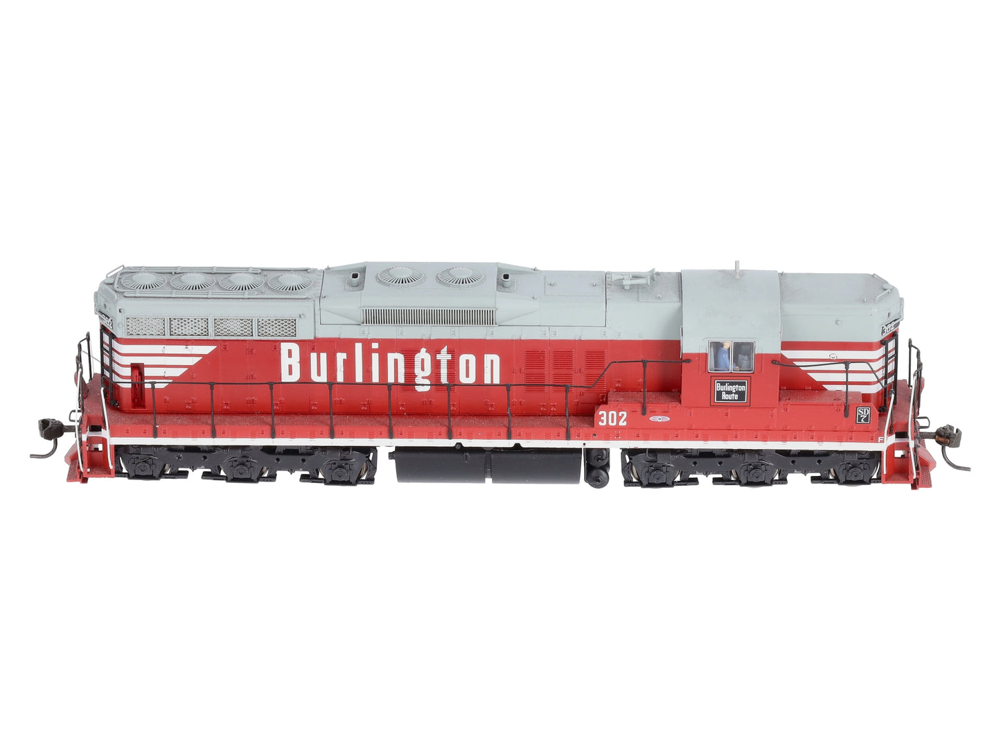 Broadway Limited 2390 HO Chicago, Burlington & Quincy EMD SD7 Loco #302 w/DCC