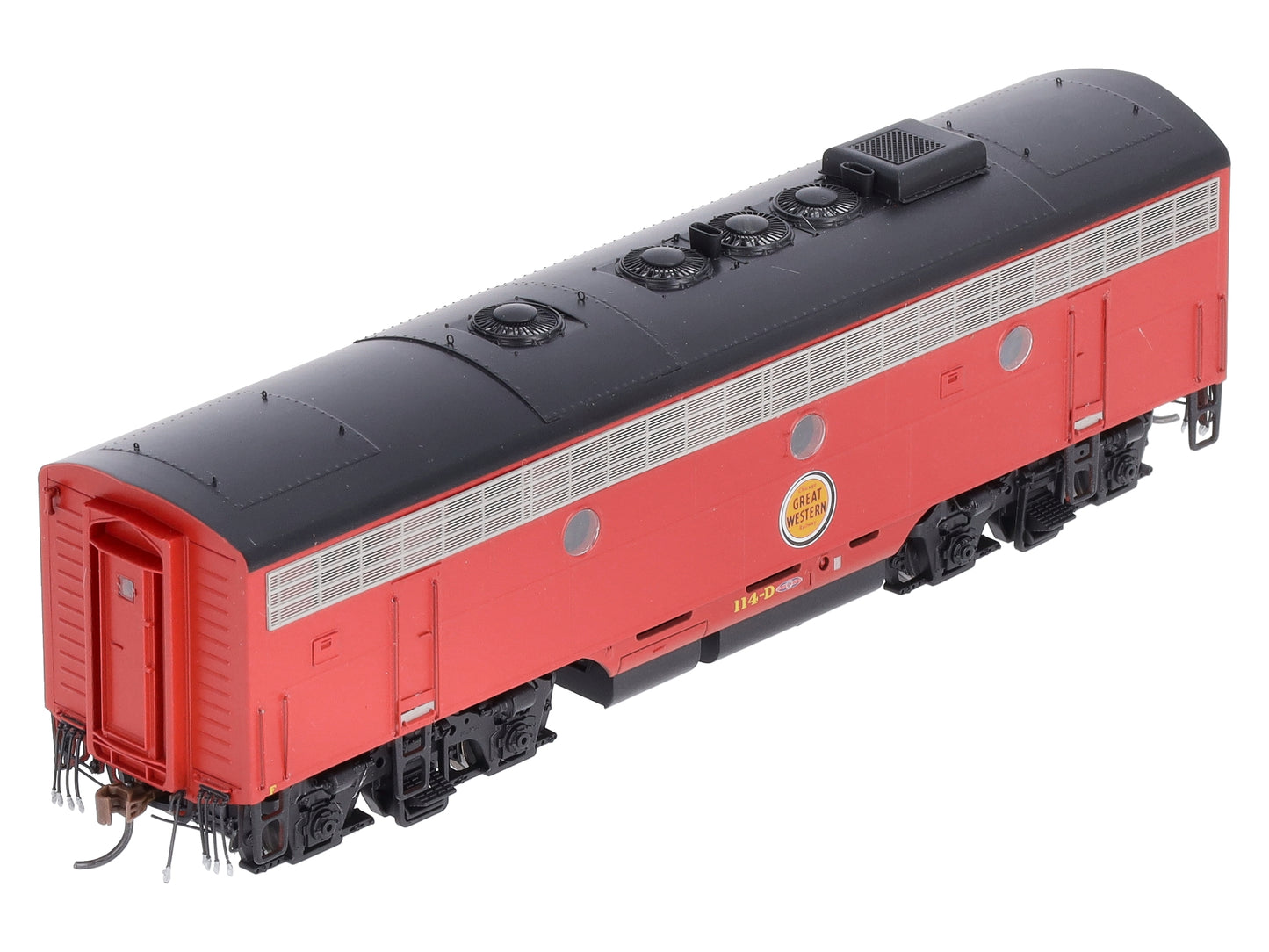 Athearn G22596 HO Chicago Great Western/Freight F7B Diesel Locomotive #114d/Red