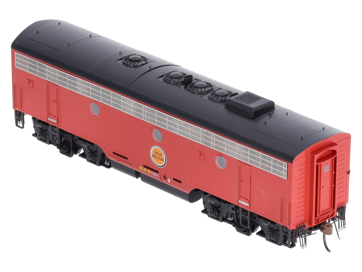 Athearn G22596 HO Chicago Great Western/Freight F7B Diesel Locomotive #114d/Red