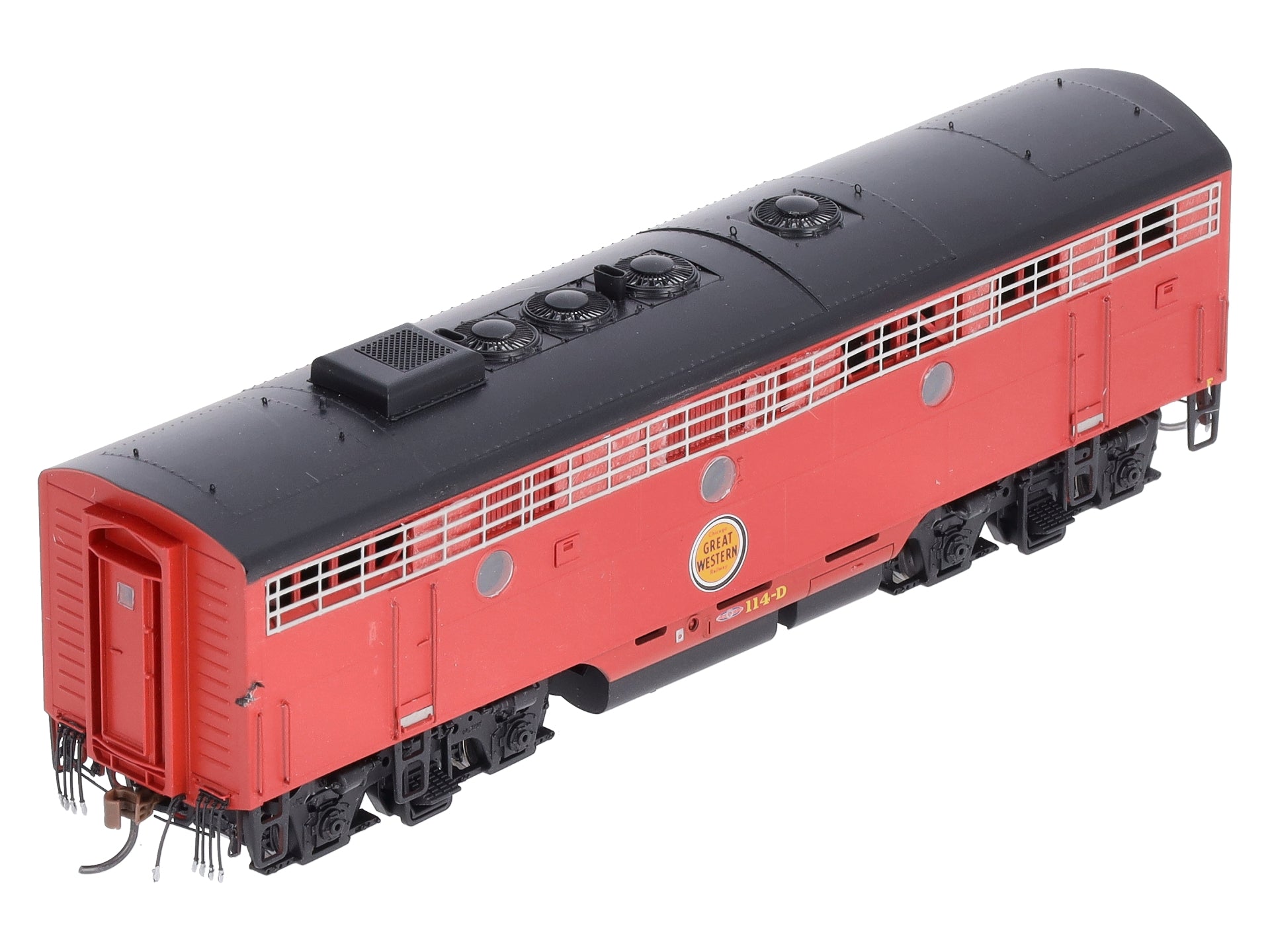 Athearn G22596 HO Chicago Great Western/Freight F7B Diesel Locomotive #114d/Red