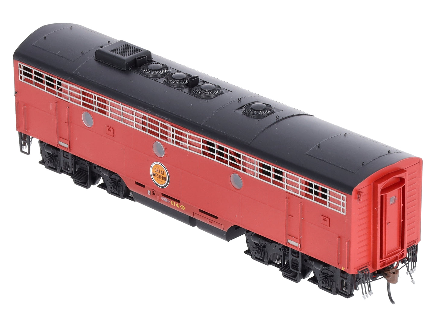 Athearn G22596 HO Chicago Great Western/Freight F7B Diesel Locomotive #114d/Red