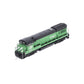 Atlas 10001147 HO Burlington Northern U30B Phase 2 Silver #5787