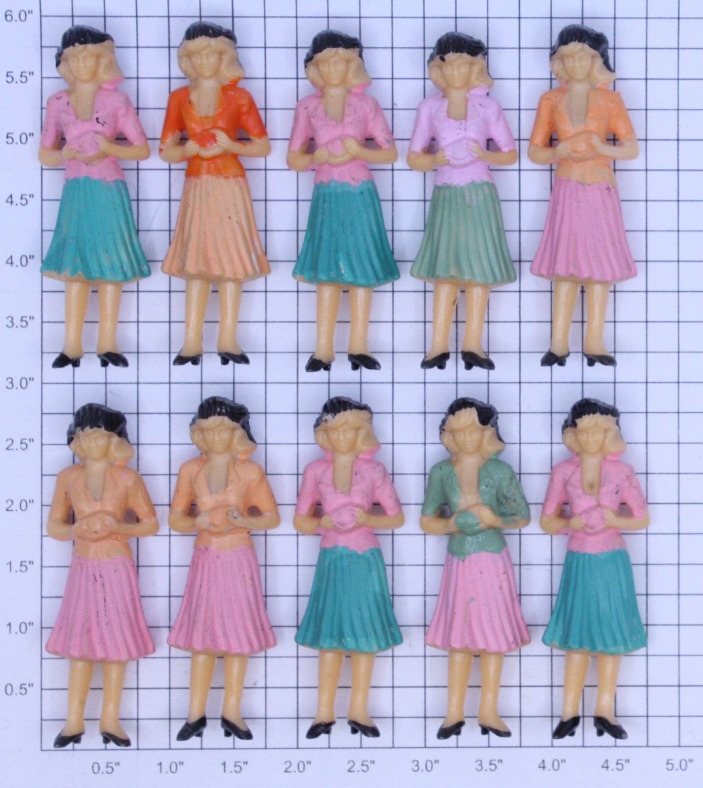 Acme 22-202 Women Figure Assortment (Bag of 10)