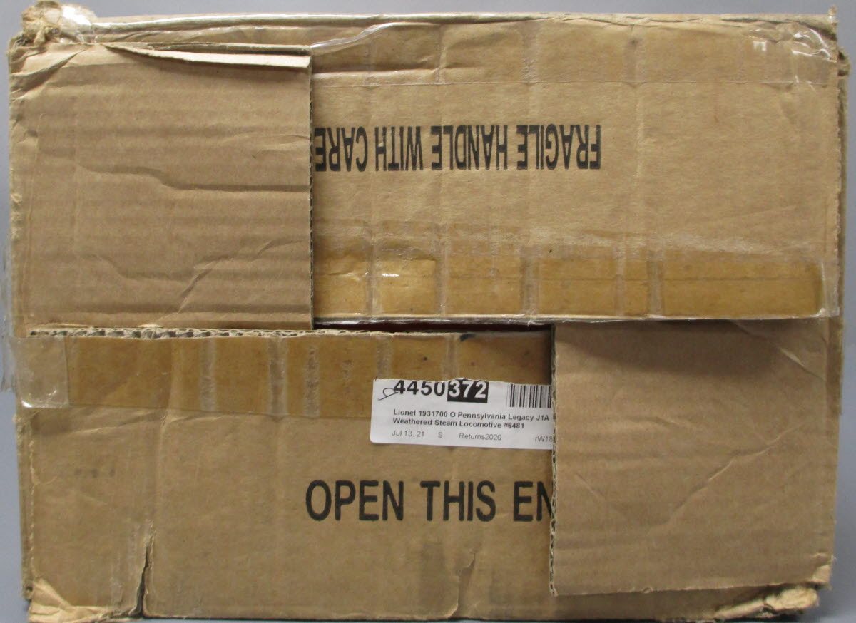 Lionel 1931700 O Pennsylvania Legacy J1A Weathered Steam Locomotive #6481