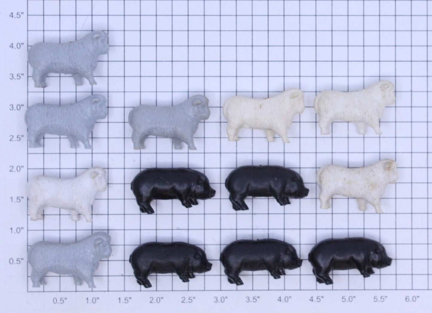 Acme 22-1007 Farm Animal Figure Assortment (Bag of 13)
