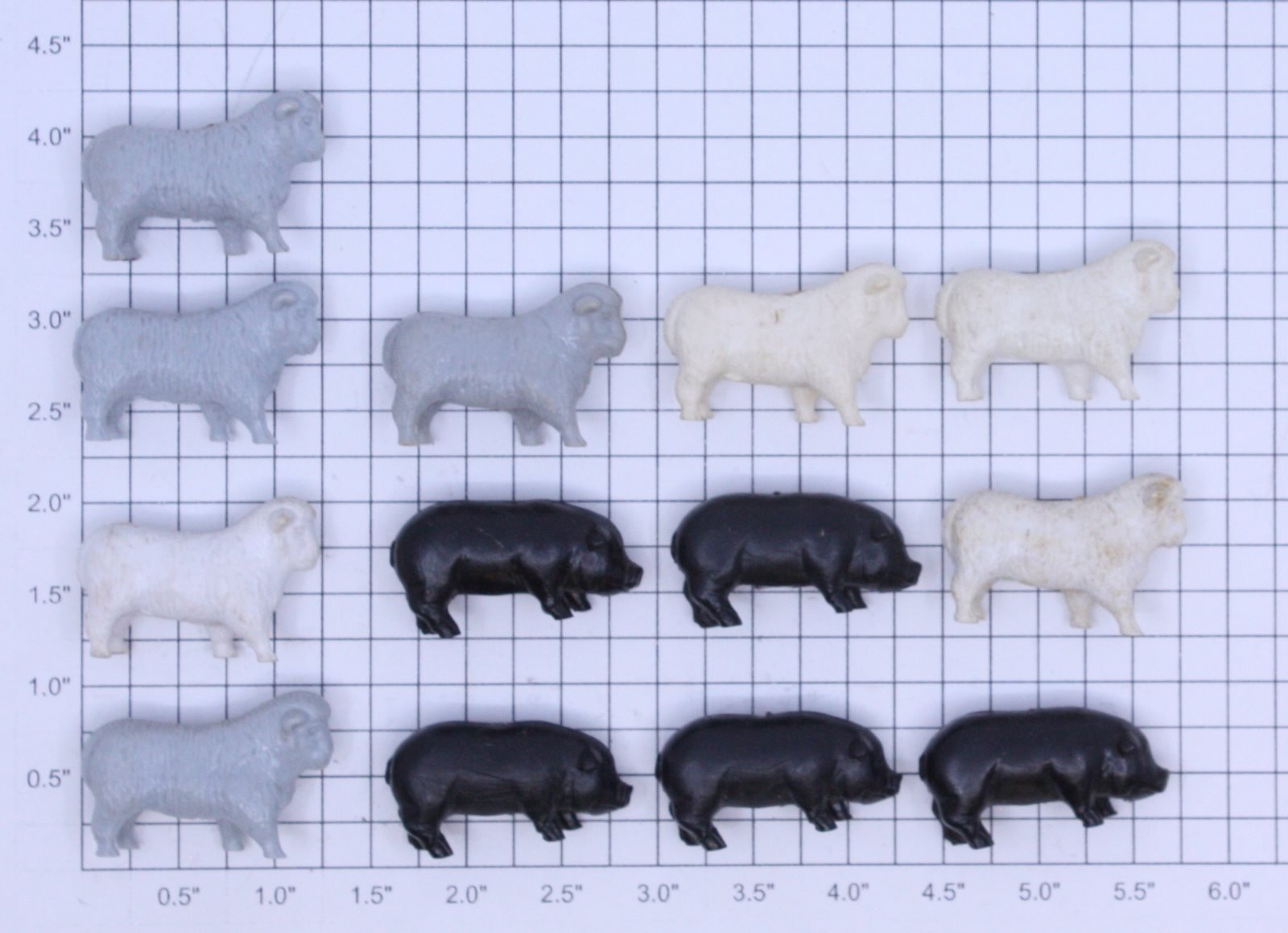 Acme 22-1007 Farm Animal Figure Assortment (Bag of 13)