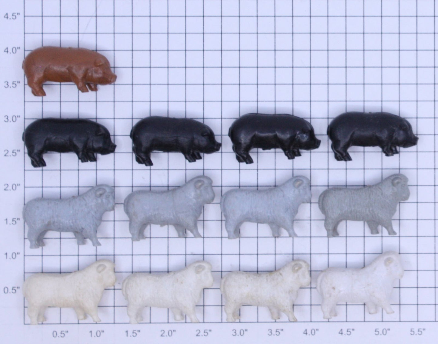 Acme 22-957 Farm Animal Figure Assortment (Bag of 13)
