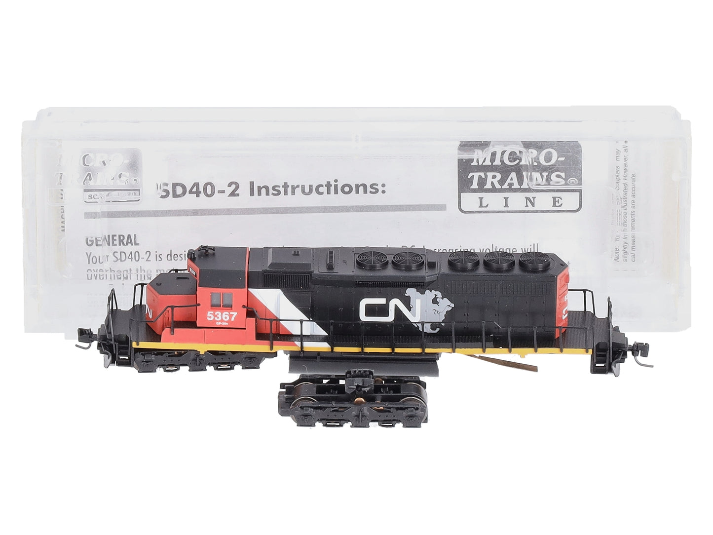 MicroTrains 97001151 Z Canadian National SD40-2 Diesel Locomotive #5378