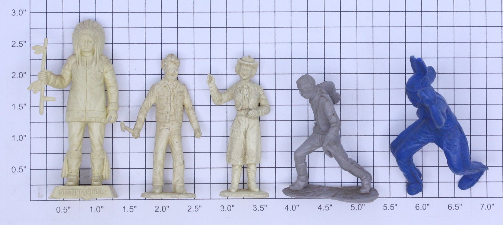 Acme 0629-0748 G Gauge Western Figure Assortment (Bag of 5)