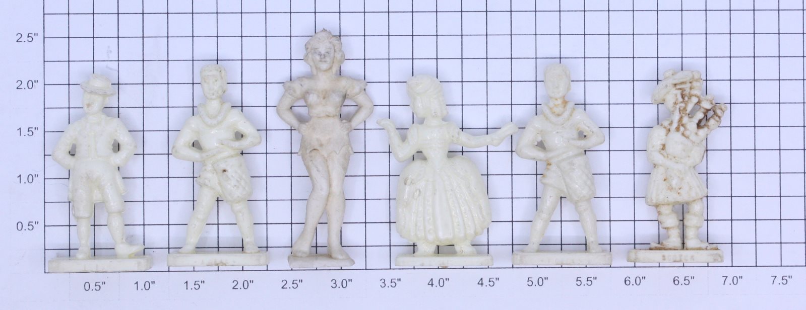 Acme 0629-0739 G Gauge Tropical Island Figure Assortment (Bag of 6)