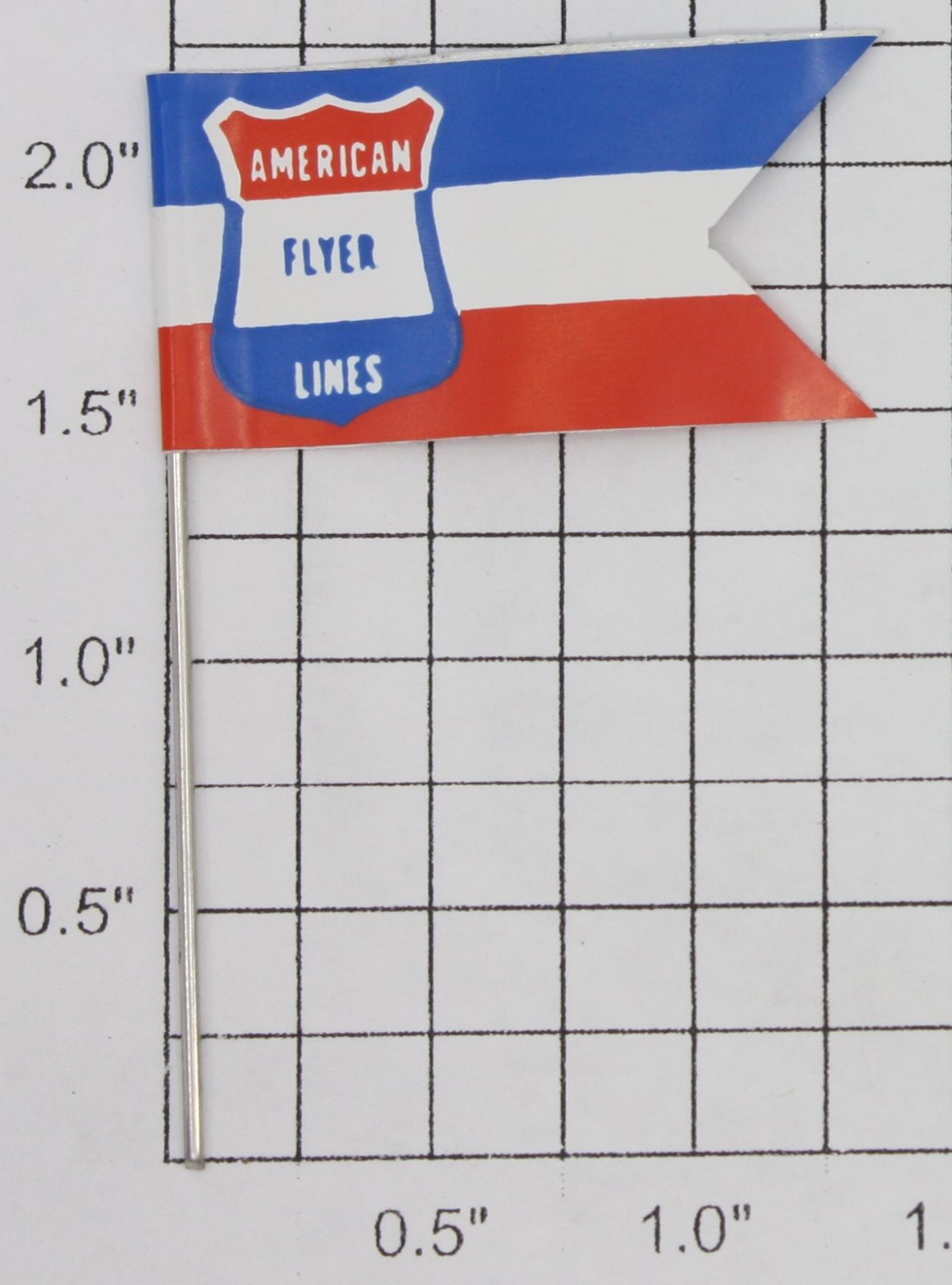 American Flyer 500-01 Red, White, and Blue "American Flyer Lines" Flag