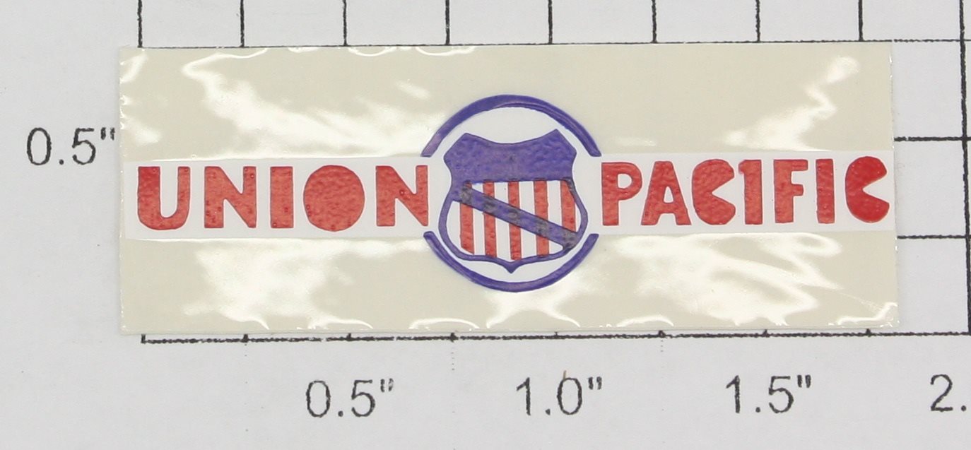 American Flyer 500-07 Red White & Blue "Union Pacific" Shield Sticker Decal