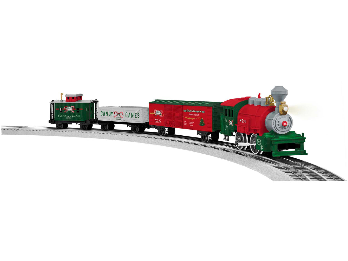 Lionel 2023070 Junction Christmas LionChief O Gauge Steam Starter Train Set