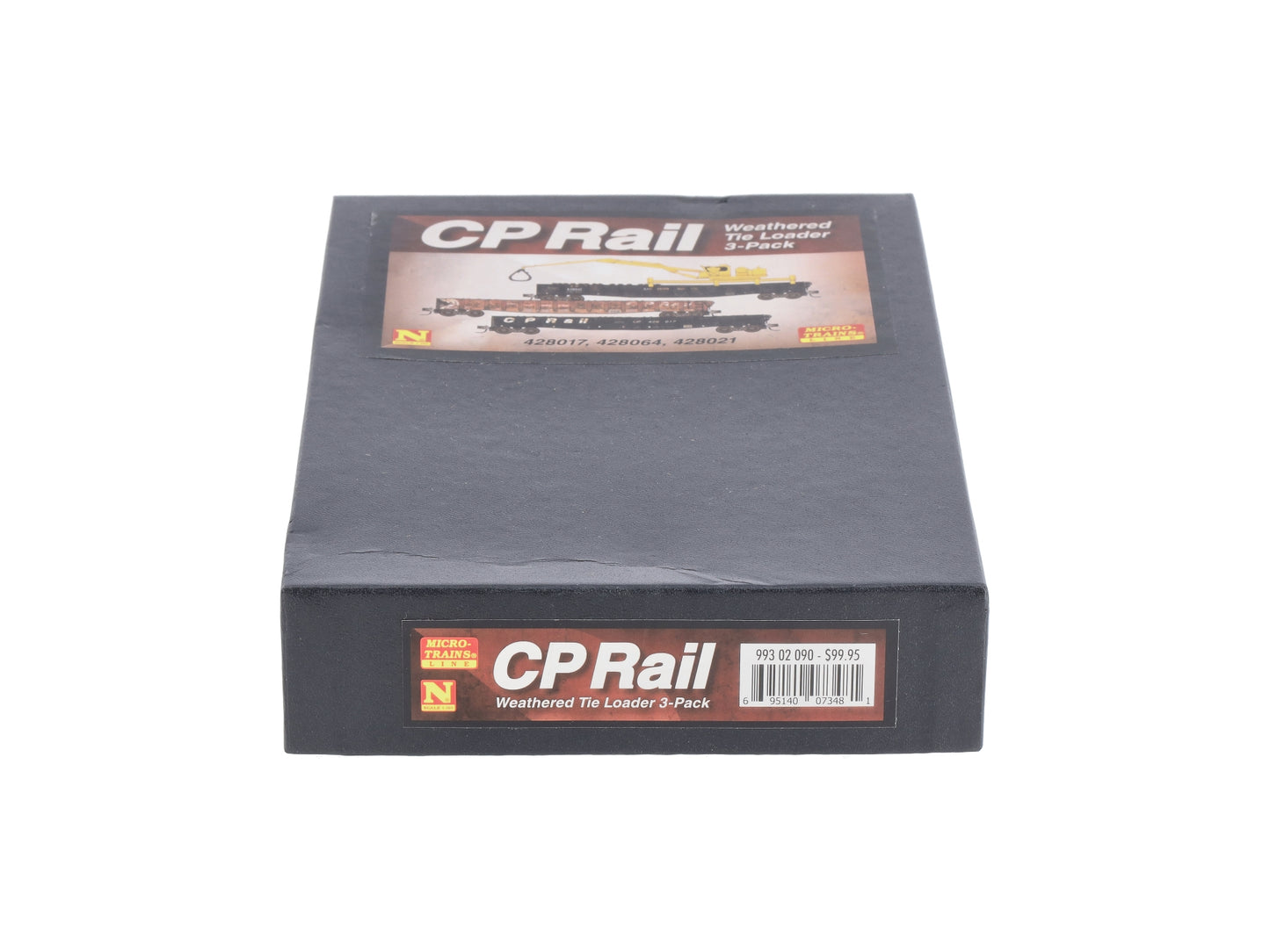Micro-Trains 99302090 N Canadian Pacific Weathered Tie Loader (Set of 3)
