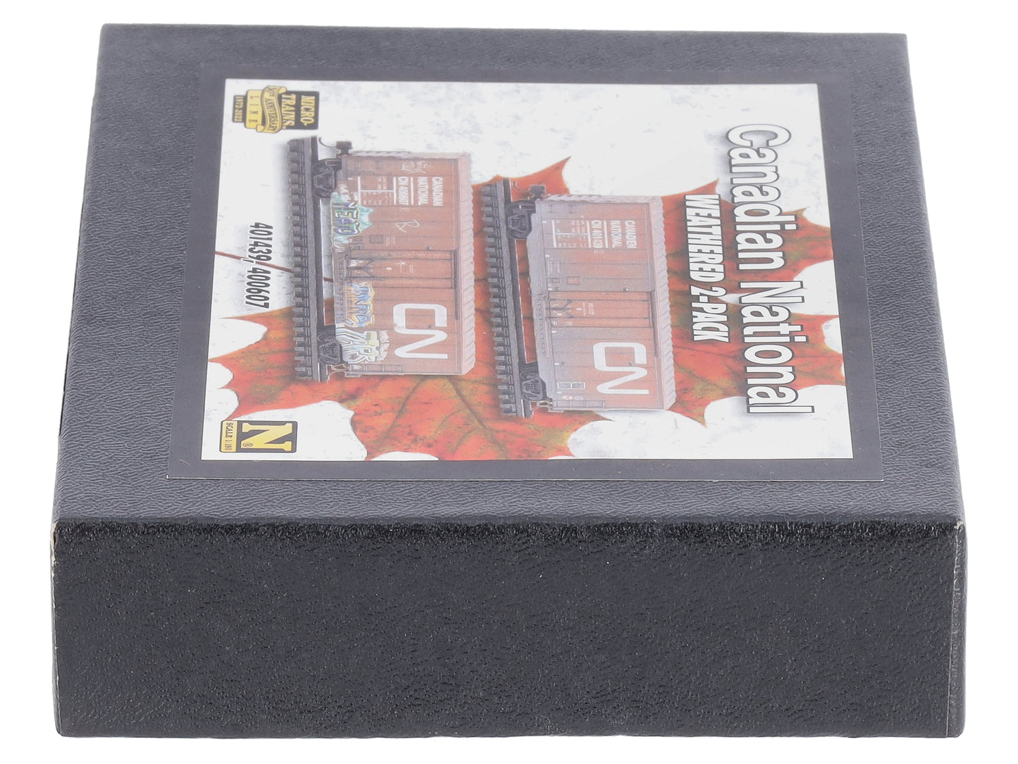 Micro-Trains 98305017 N Canadian National Weathered 50' Boxcar (Set of 2)