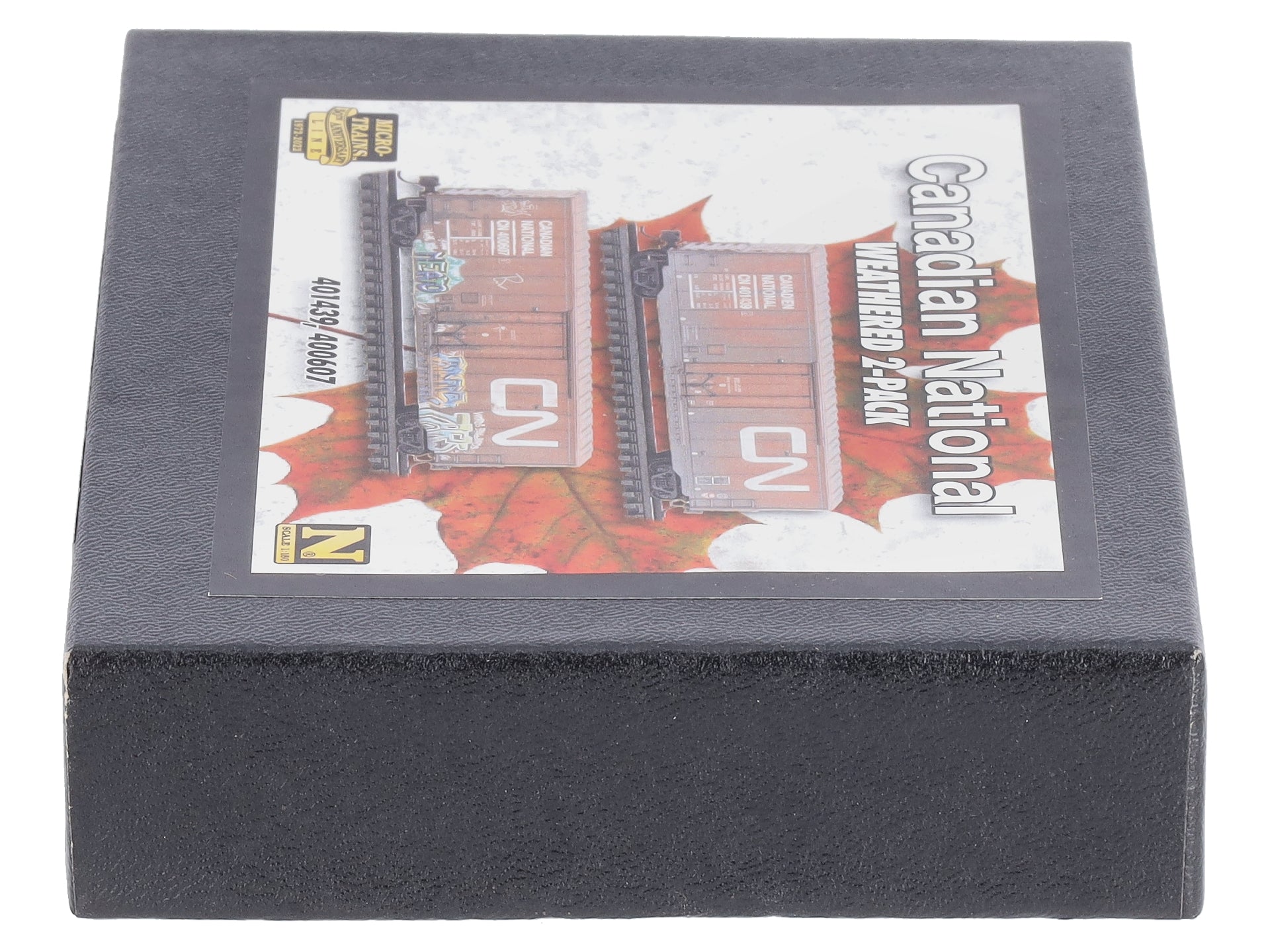Micro-Trains 98305017 N Canadian National Weathered 50' Boxcar (Set of 2)