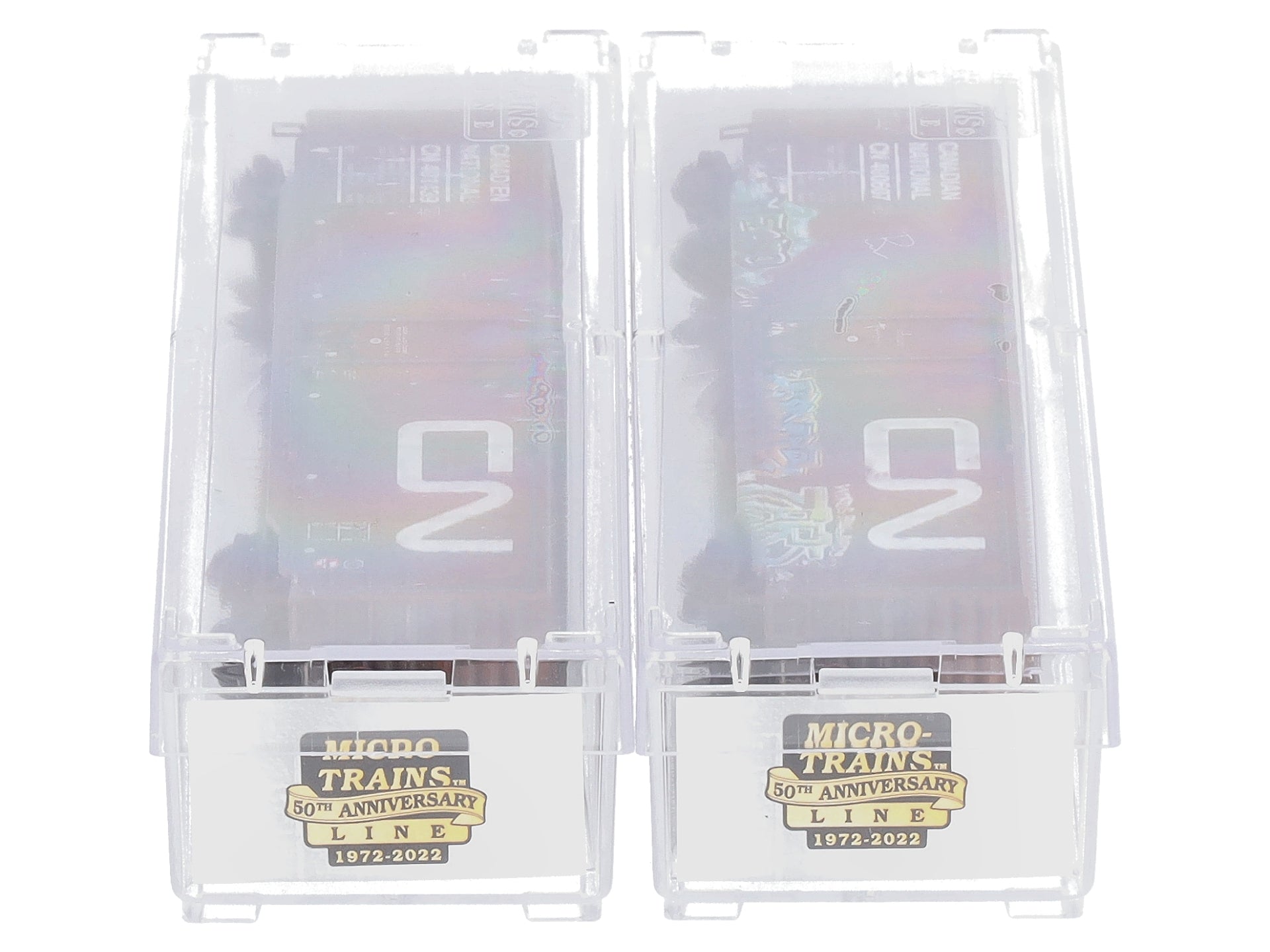 Micro-Trains 98305017 N Canadian National Weathered 50' Boxcar (Set of 2)