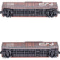 Micro-Trains 98305017 N Canadian National Weathered 50' Boxcar (Set of 2)