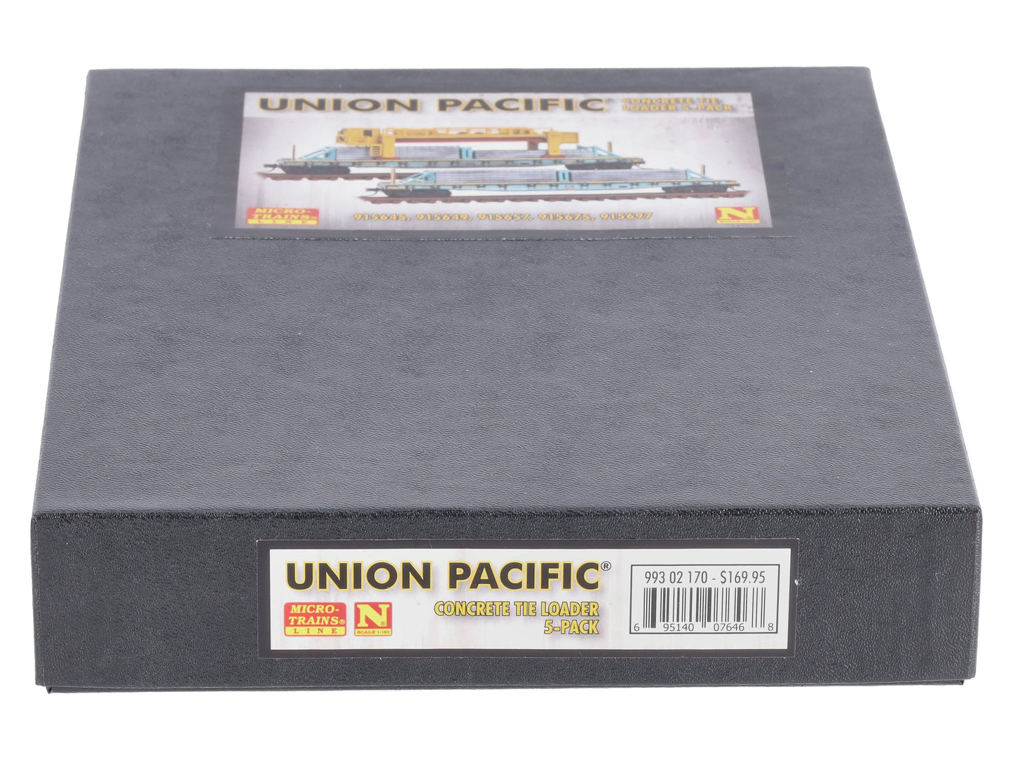 Micro-Trains 99302170 N Union Pacific Weathered Concreate Tie Loader (Set of 5)