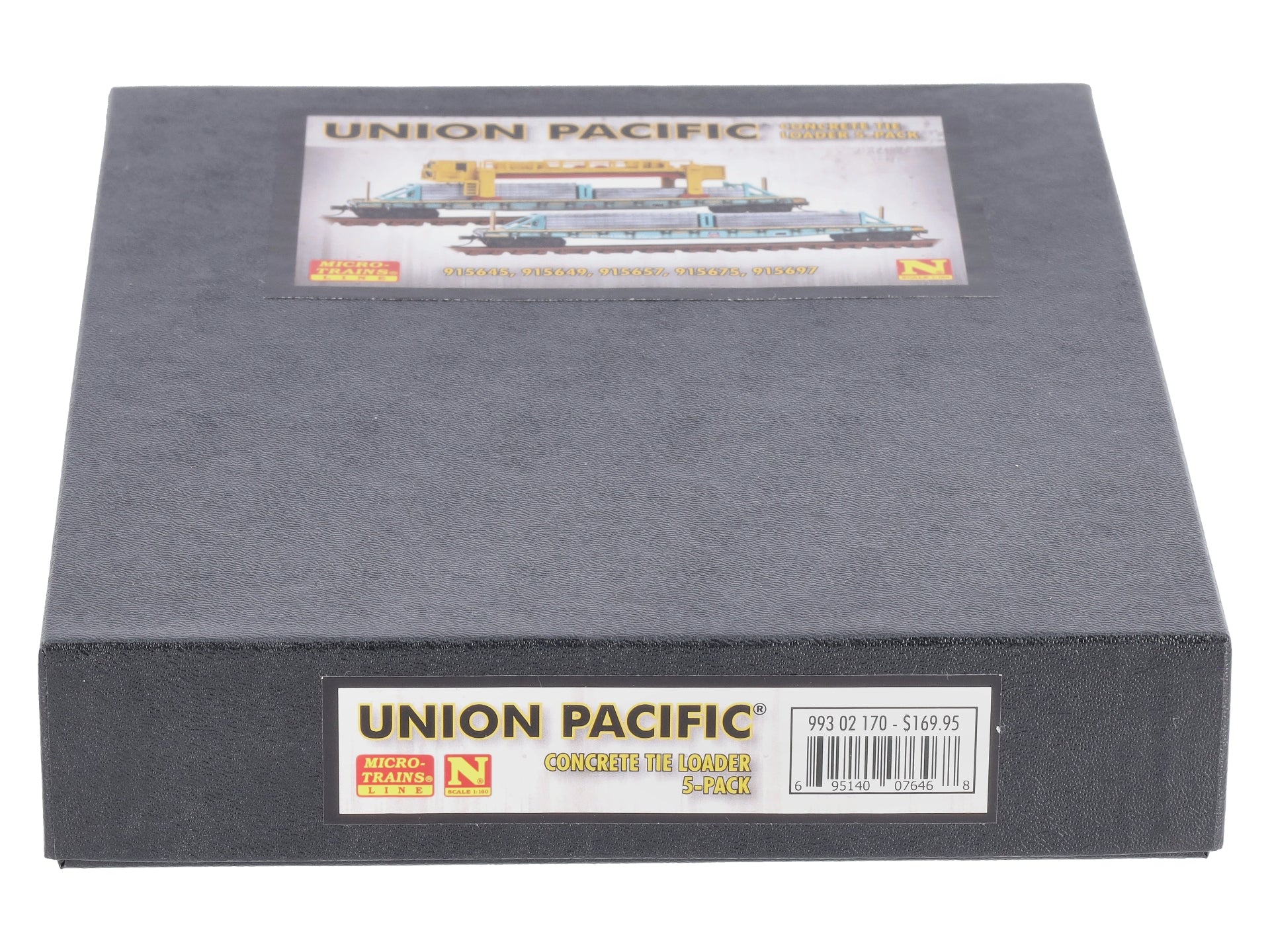 Micro-Trains 99302170 N Union Pacific Weathered Concreate Tie Loader (Set of 5)