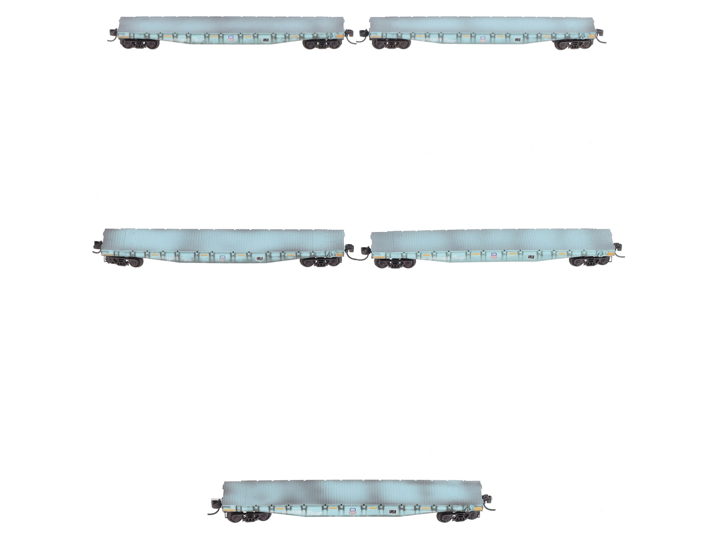 Micro-Trains 99302170 N Union Pacific Weathered Concreate Tie Loader (Set of 5)