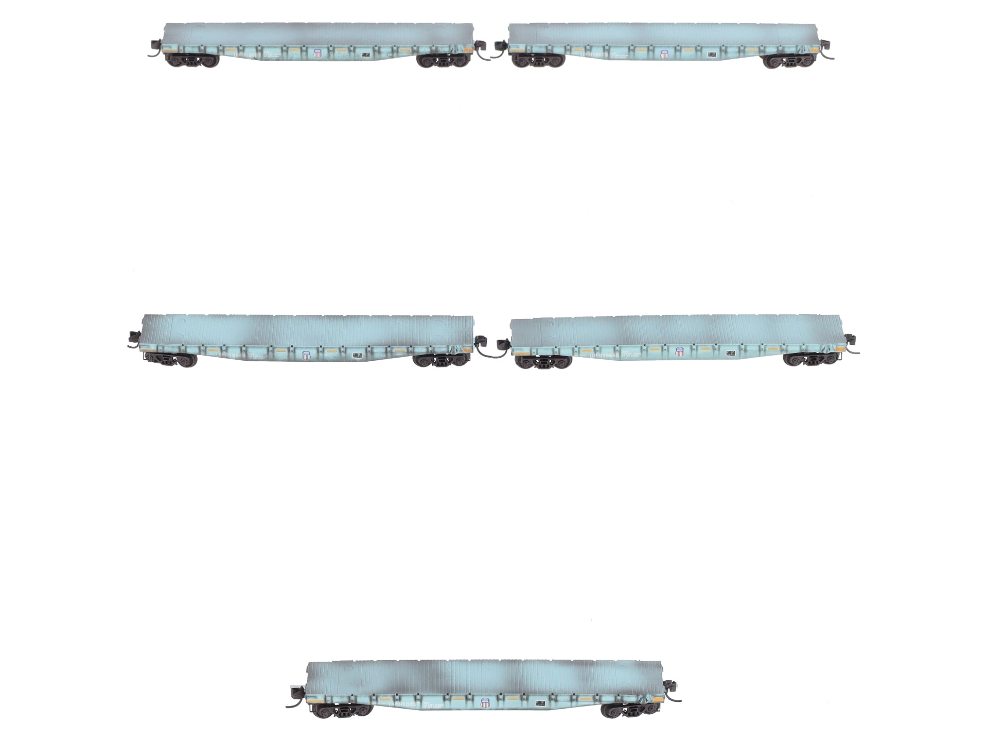Micro-Trains 99302170 N Union Pacific Weathered Concreate Tie Loader (Set of 5)